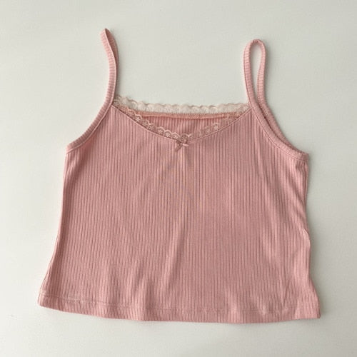 Summer Lace cami Tops