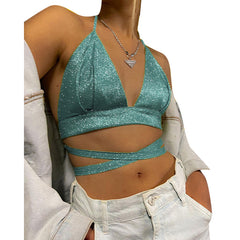 Women's Sexy Hot Girl Tank Top Wind Spring Halter Backless Tops