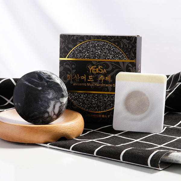 Mineral mud volcanic mud to ash soap