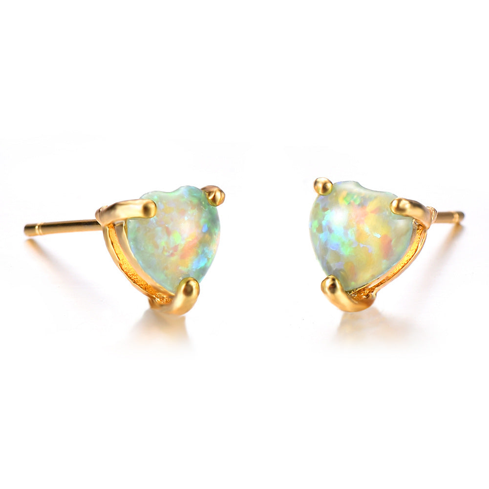 Boucles d'oreilles haut de gamme à trois griffes Boucles d'oreilles Boucles d'oreilles Petit bijou