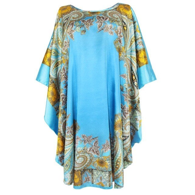 Sexy Female Silk Rayon Robe Bath Gown Nightgown Summer women