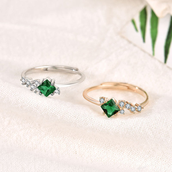Vintage zircon rings