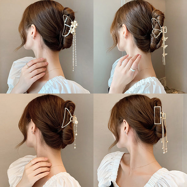 Pinza de pelo de mariposa