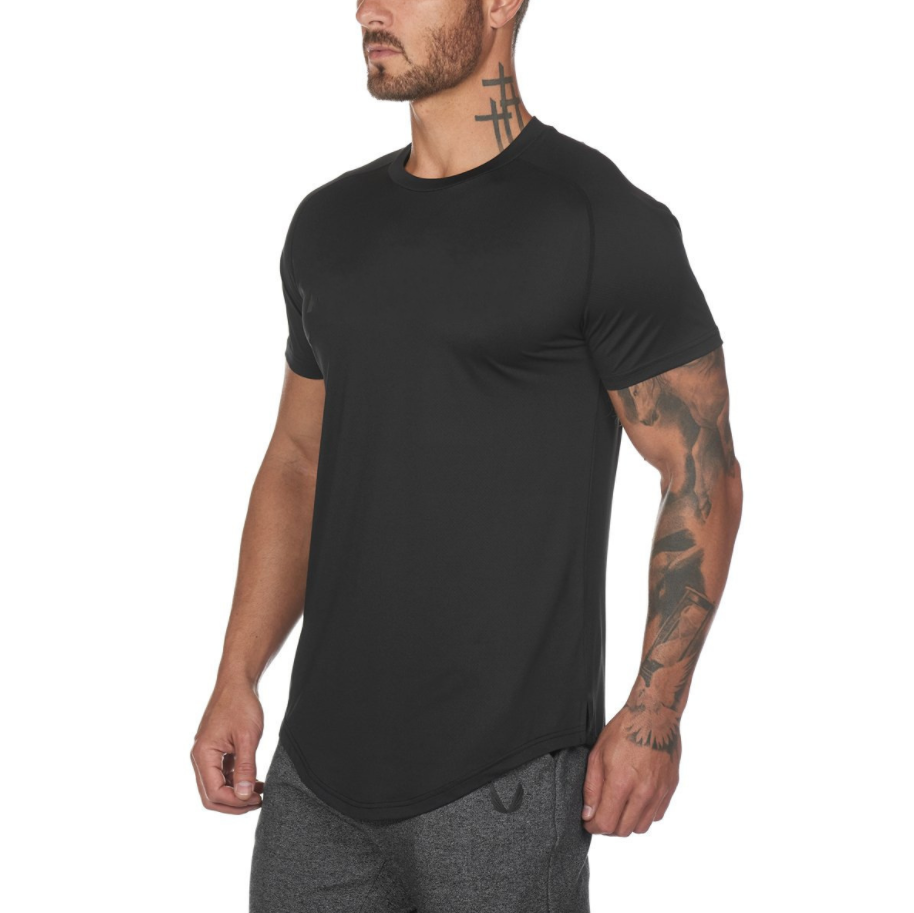 Nuevas camisas lisas de desgaste de gimnasio Ropa deportiva de fitness para hombre personalizada 