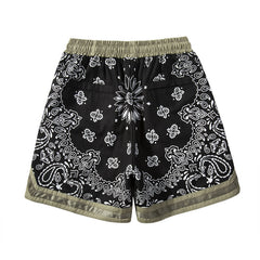 High Street Cashew - Short de détente militaire à empiècement fleuri