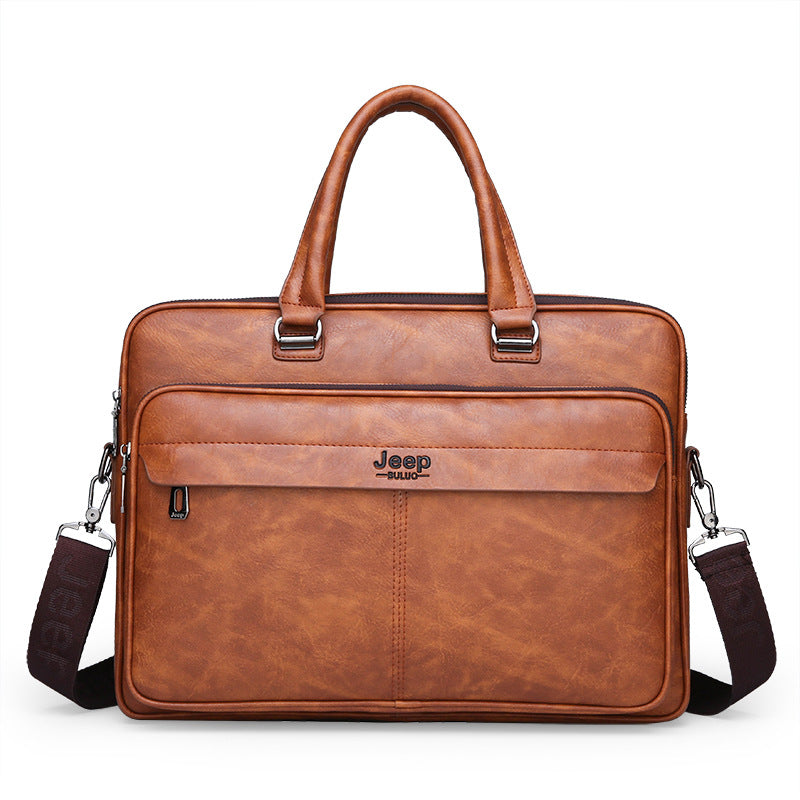 New Trendy Business Briefcase Single Shoulder