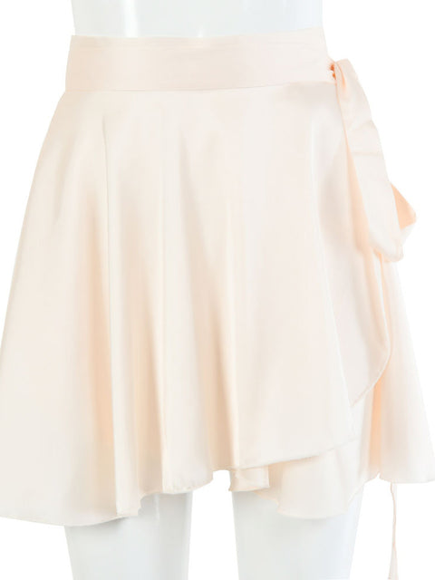 Ensemble de robe décontractée en satin deux pièces pour femme