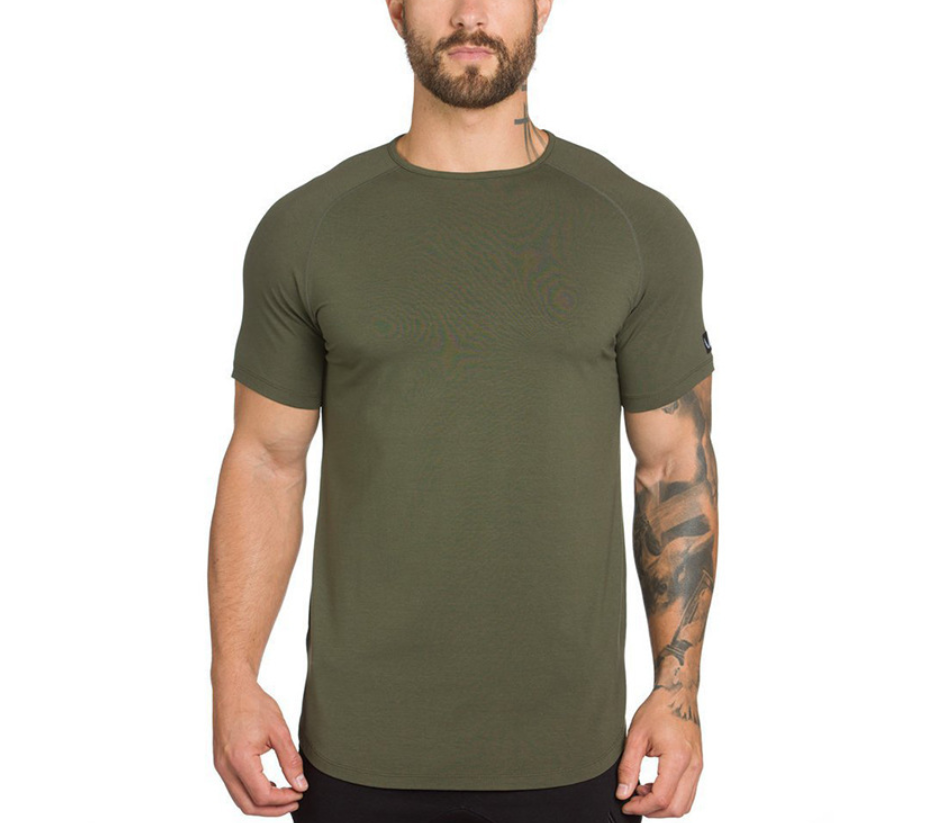 Nuevas camisas lisas de desgaste de gimnasio Ropa deportiva de fitness para hombre personalizada 