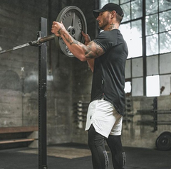 Nuevas camisas lisas de desgaste de gimnasio Ropa deportiva de fitness para hombre personalizada 