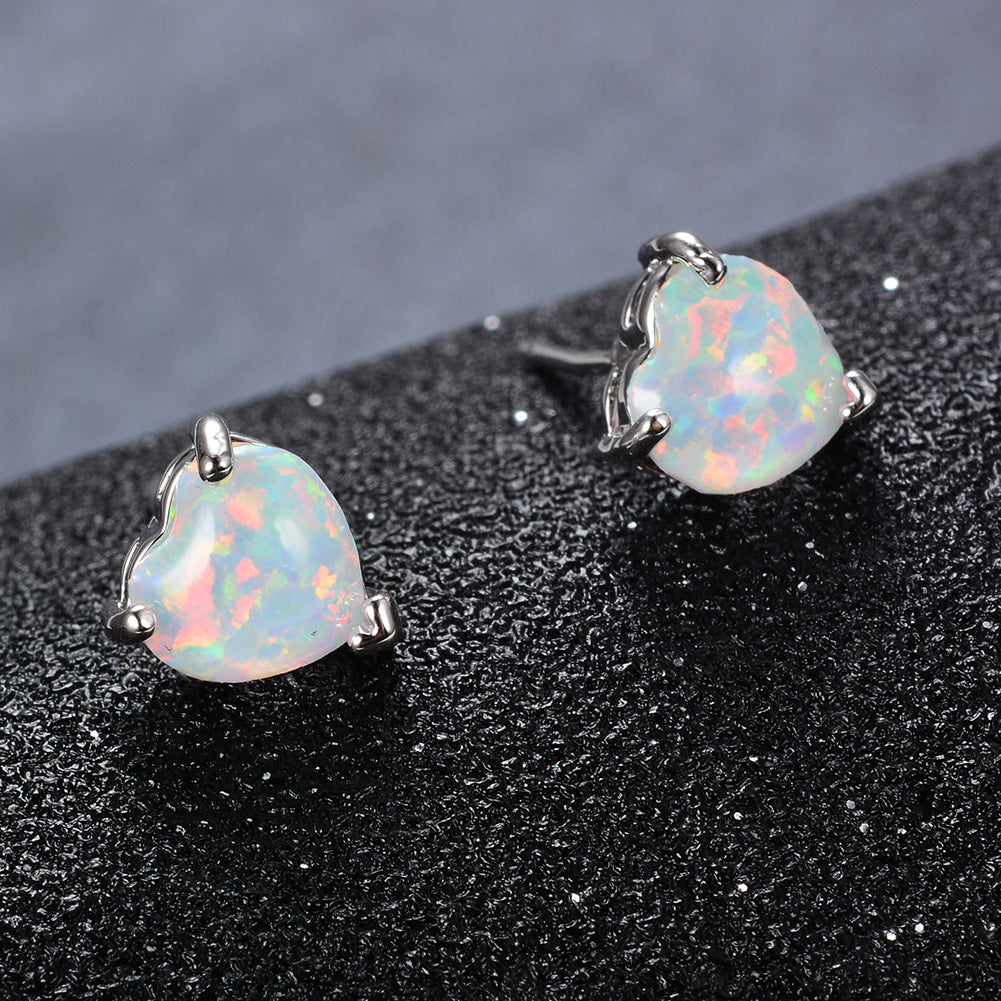 Boucles d'oreilles haut de gamme à trois griffes Boucles d'oreilles Boucles d'oreilles Petit bijou