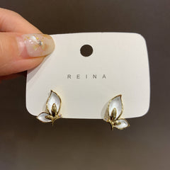 Temperamento Ligero Lujo Nicho Diseño Pendientes Neto Rojo Pendientes Mujer