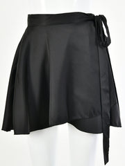 Ensemble de robe décontractée en satin deux pièces pour femme