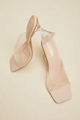 Clear Block Heels