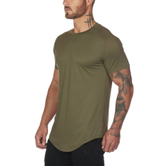 Nuevas camisas lisas de desgaste de gimnasio Ropa deportiva de fitness para hombre personalizada 
