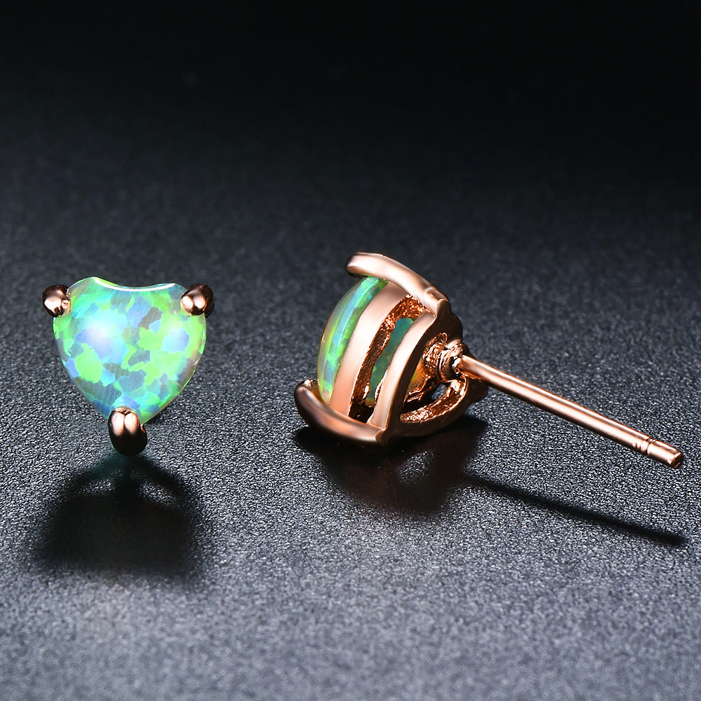 Boucles d'oreilles haut de gamme à trois griffes Boucles d'oreilles Boucles d'oreilles Petit bijou