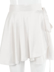 Ensemble de robe décontractée en satin deux pièces pour femme