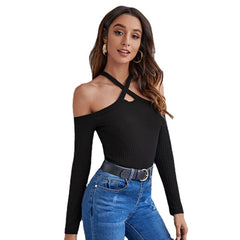 Slim-Fit Long-Sleeved Tight-Fitting Sweater In Autumn And Winter